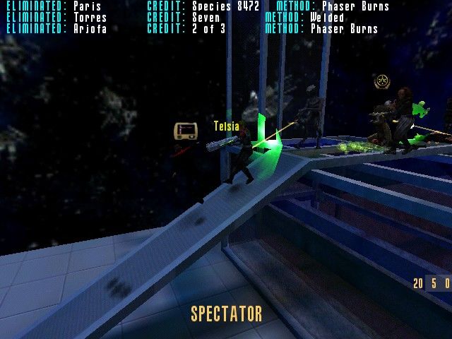 Star Trek Voyager screenshot 2 for Playstation 2